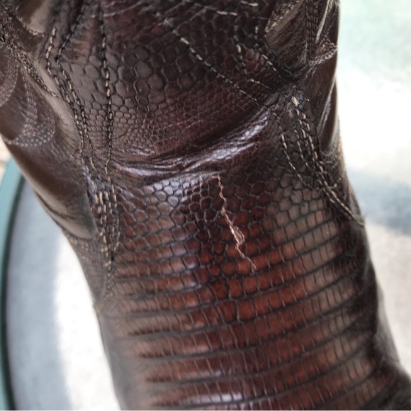 Vintage Nocona Lizard Cowboy boots - Picture 6 of 9